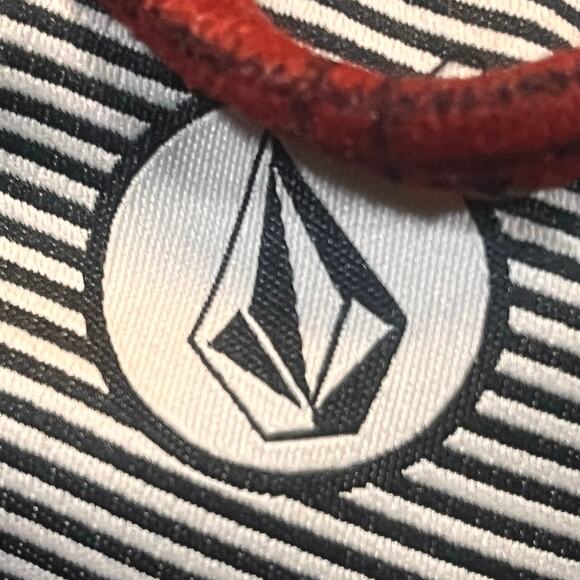 Volcom Shacket Mens Medium Red Buffalo Plaid Flannel Shirt Jacket Lined Workwear - Picture 6 of 10